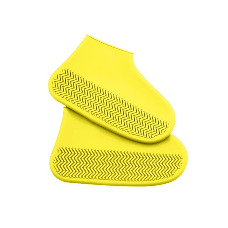 Adult Kids Waterproof Shoe Cover Silicone Material Unisex Shoes Protectors Rain Boots for Indoor Outdoor Rainy Days