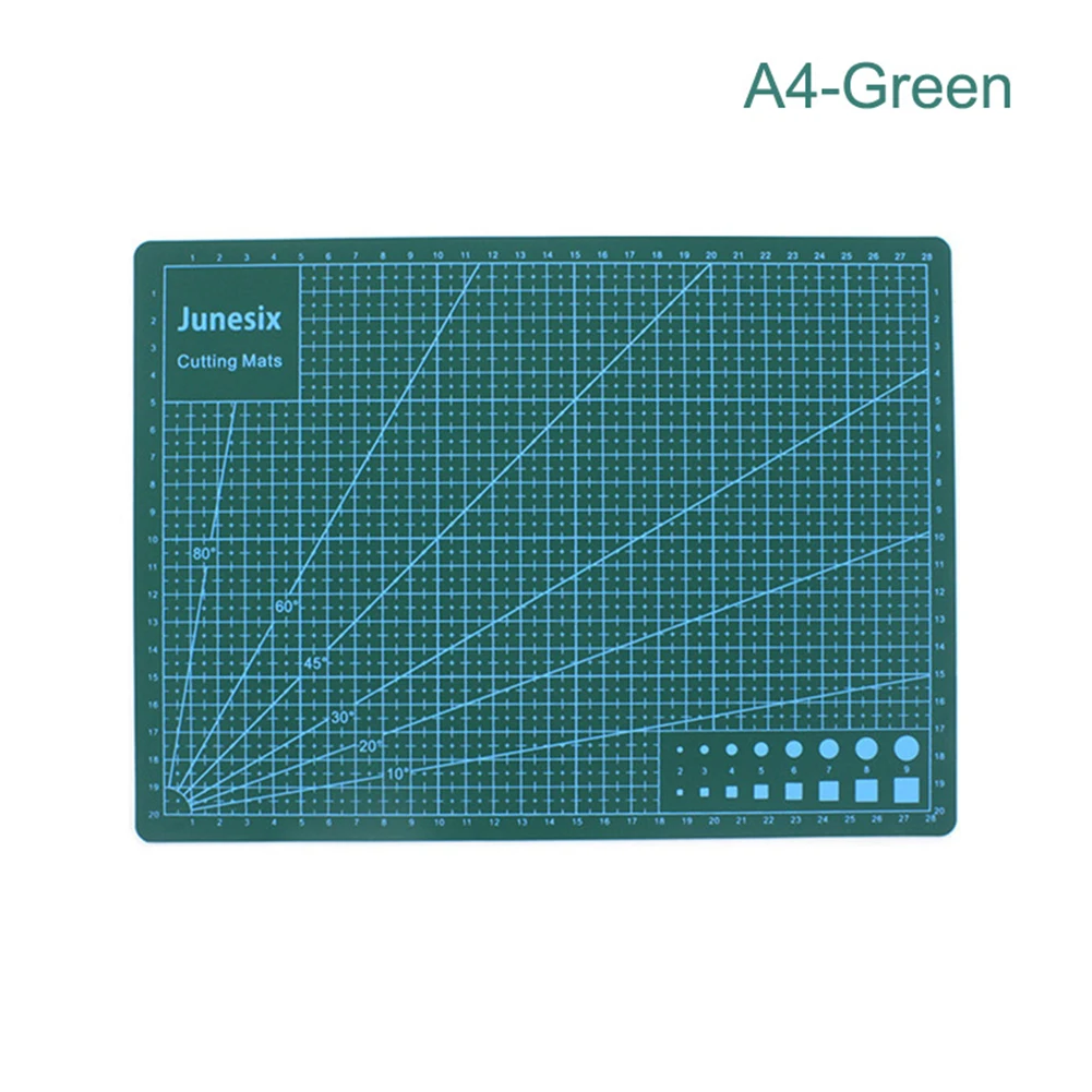 A4 Green А3 А4 ПВХ самовосhealing вающийся коврик для резки ремесло стеганая сетка линии печатная доска JAN88 - Цвет: A4 Green