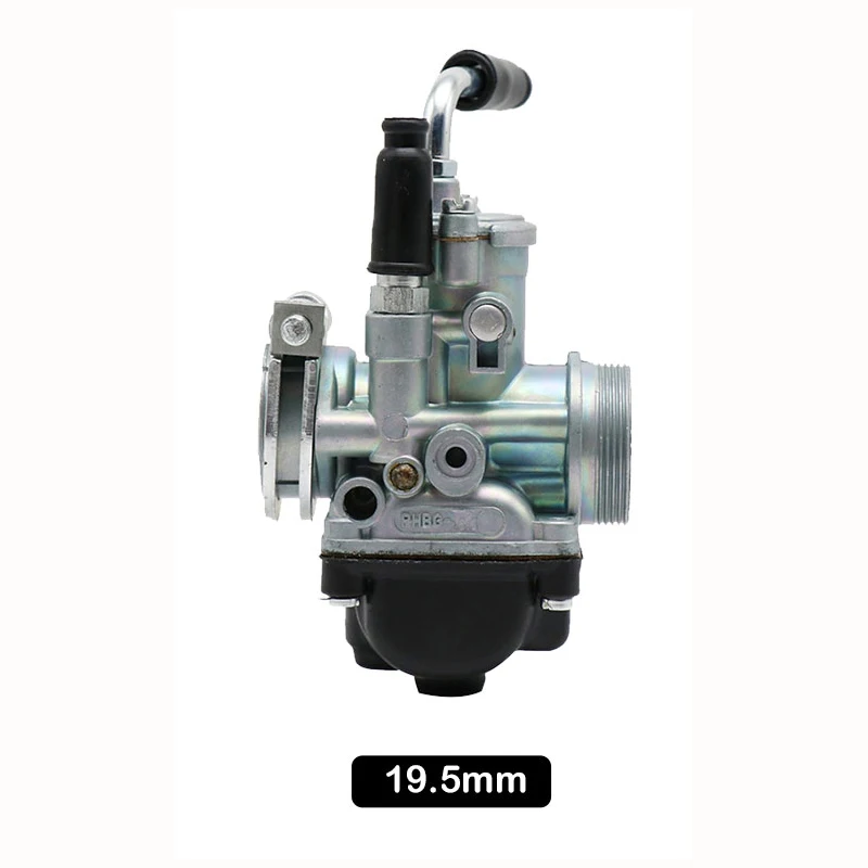 19.5mm-Silver Alconstar-PHBG гоночный мотоцикл Карбюратор Carb 17 мм 19 мм 21 мм карбюратор для Yamaha KTM Puch Zuma скутер 50cc 90cc BWS100 - Цвет: 19.5mm-Silver