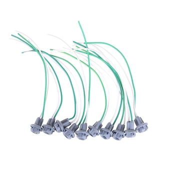 

10pcs T10 Connector Car Lamp Cable Auto Bulb Wire Truck Light LED Bulbs Socket