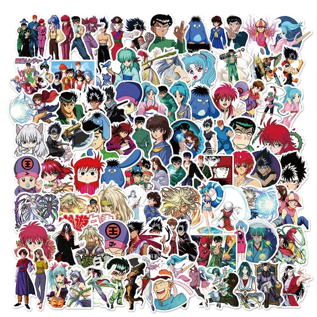 100pcs Anime Stickers Demon Slayer Hunter X Graffiti DIY Luggage Laptop Skateboard Phone Decal Sticker Toys 100pcs