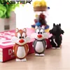 Dessin animé chat USB 2.0 lecteur Flash 4GB 8GB 16GB 32GB 64GB 128GB créativité stylo lecteurs étudiant cadeaux mémoire bâton 100% capacité réelle ► Photo 2/6