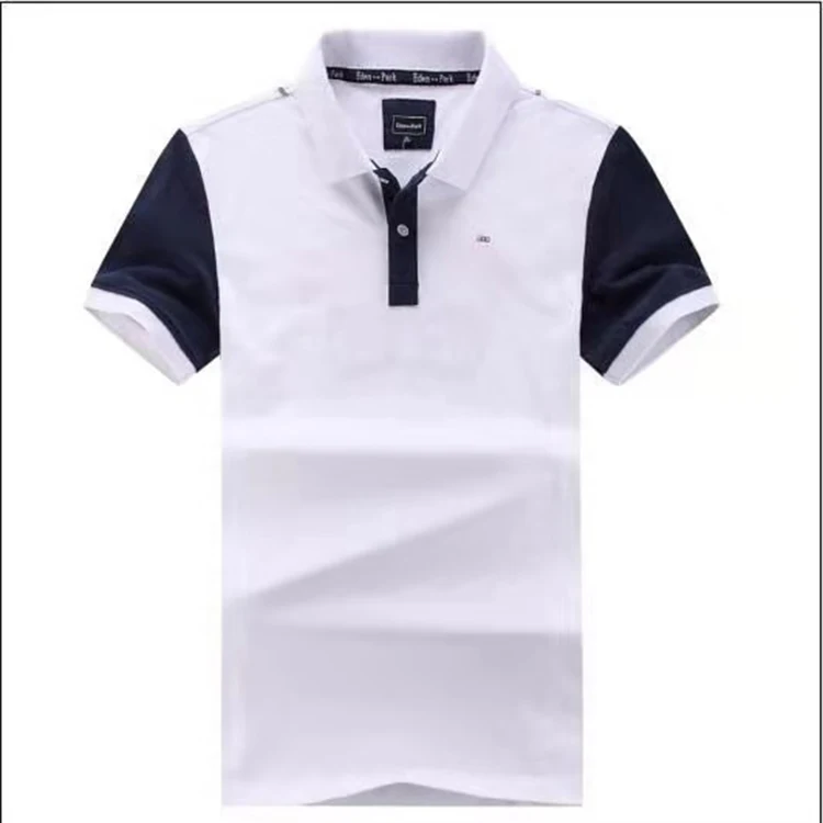 Hombre eden park Топ для мужчин короткий рукав Повседневная регби рубашка camisa вышитые eden park поло мужская - Цвет: Коричневый