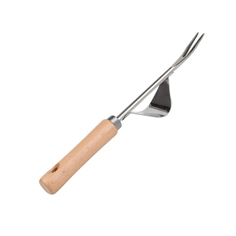 Ручная вилка для бурения, металлическая ручная садовая деревянная ручка, съемник для копания, инструмент для прополки, инструмент для дома и сада, инструмент для перепосадки, инструменты для копания