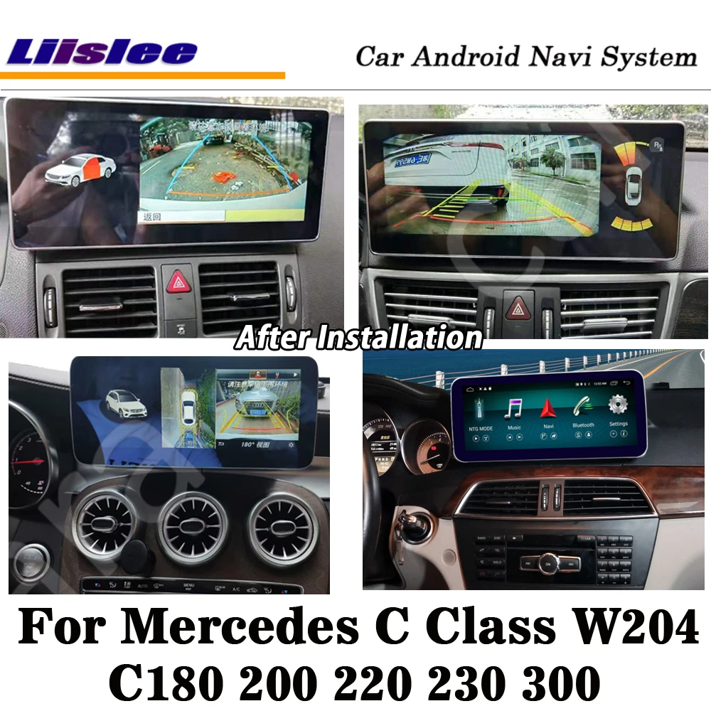 Liislee Android для Mercedes C Class W204 C180 C200 C220 C230 2011~ стерео автомобильный экран Carplay gps Navi карта навигации медиа