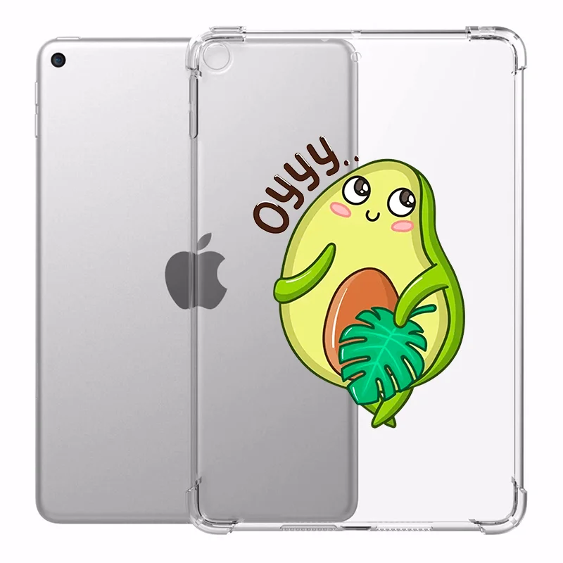 Avocado Anti Fall Ipad Case Cute For Ipad 7th Generation 12 9 Pro 2020 Tablet Soft Pc Mini 5 Back Cover 10 5 Air 3 Mini 2 Tablets E Books Case Aliexpress