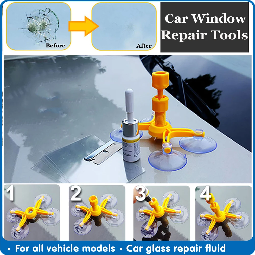 Automobile Windshield Repair Kit Car Styling Window Glass Scratch Crack