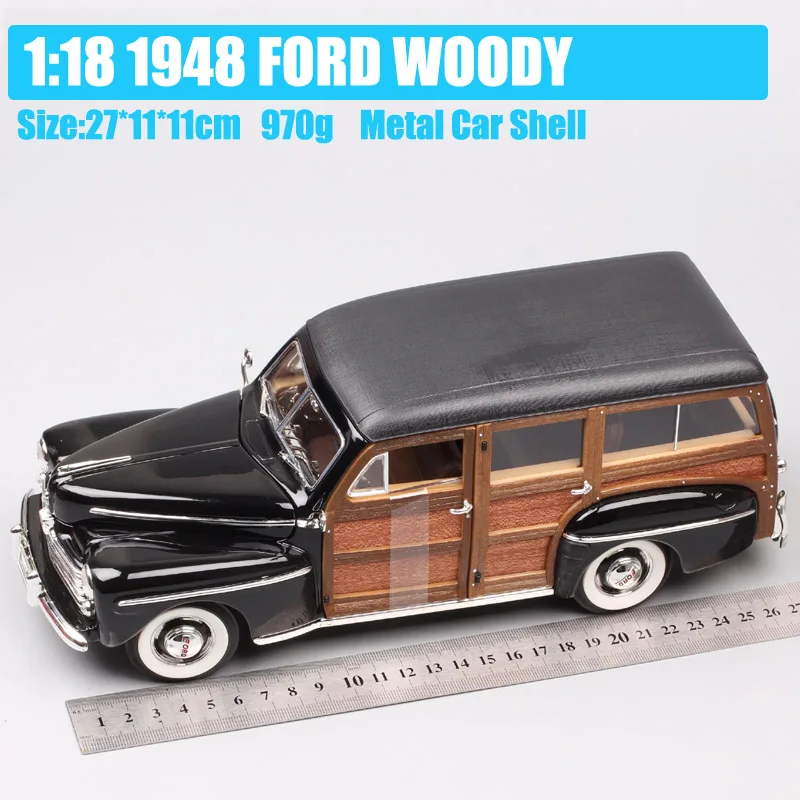 Большие винтажные весы для серфинга Ford woodie Woody metal модель 1948 Super De Luxe игрушки и