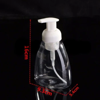 

300ml Empty Pump Dispenser Bottle Lotion Shampoo Foaming Soap Shower Container