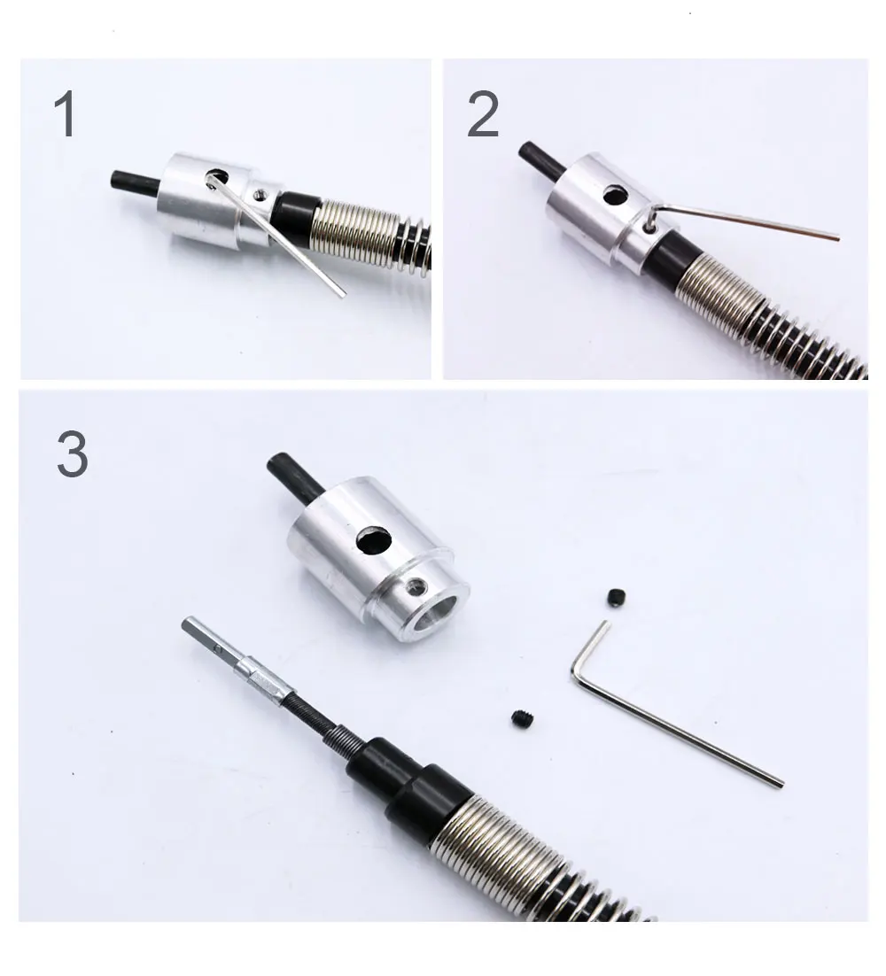 Flexible Shaft Tube clamping size 0-6.5mm for Electric Grinding Tool Shaft Tube for Hand Drill Extension Tube for Hand Drill harbor freight vise