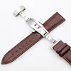 Genuine Leather Watch Straps 18mm20mm22mm24mm Universal Watch Butterfly Buckle Steel Band Buckle Bracelet Bangle Bracelet + Tool ► Photo 3/6