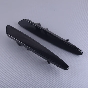 

DWCX 1 Pair GM2551196 GM2550196 Black Front Bumper Side Marker Light Lamp Fit for Chevy Corvette C6 2005-2009 2010 2011 2012