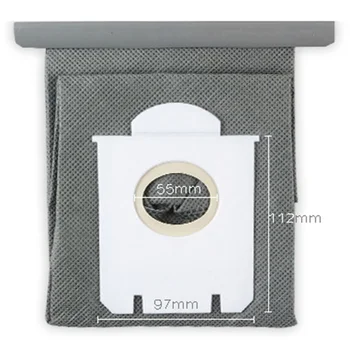 

6Pcs Washable S-Bag Dust Vacuum Cleaner Bags Dust Bag Replacement for FC8134 FC8613 FC8614 FC8220 FC8224