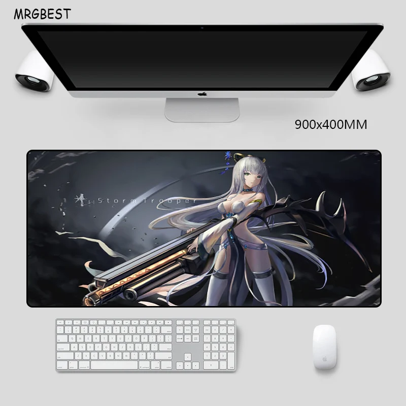 MRGBES Mouse Pad Large Anime Sexy Girl Anti-slip Rubber Material Waterproof Keyboard Pads Precision Seaming Desk Mat for Gamer | Компьютеры