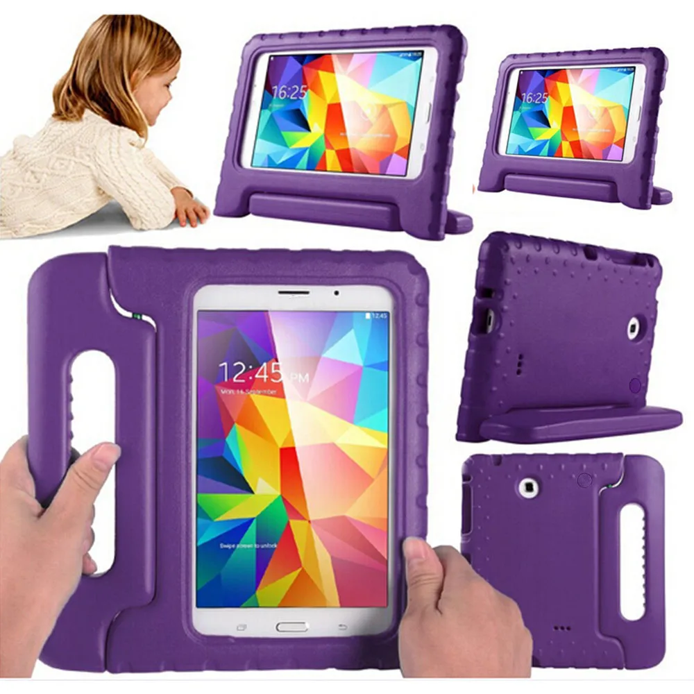 Детский ударопрочный чехол EVA для samsung GALAXY Tab 4, 7,0 дюймов, T230, T231, T235, безопасный пенопластовый чехол для планшета, чехол с ручкой и подставкой