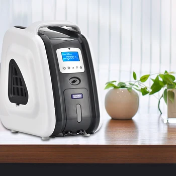 

HUKOER Oxygen Concentrator 1-5 L/min Adjustable Household Oxygen Concentrator Generator 90%±3% High Purity Portable Air Purifier