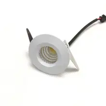 1 шт. Белый Мини светодиодный прожектор 3 Вт диаметр 40 мм Мини светодиодный прожектор для шкафа витрина шкаф-витрина под лестницей точечное освещение 3 Вт