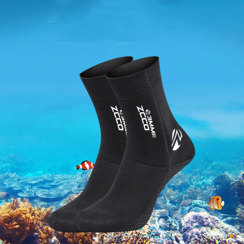 3 мм Мужские и женские носки для дайвинга ботинки водонепроницаемая обувь против царапин Нескользящие удобные плавание, серфинг, Дайвинг