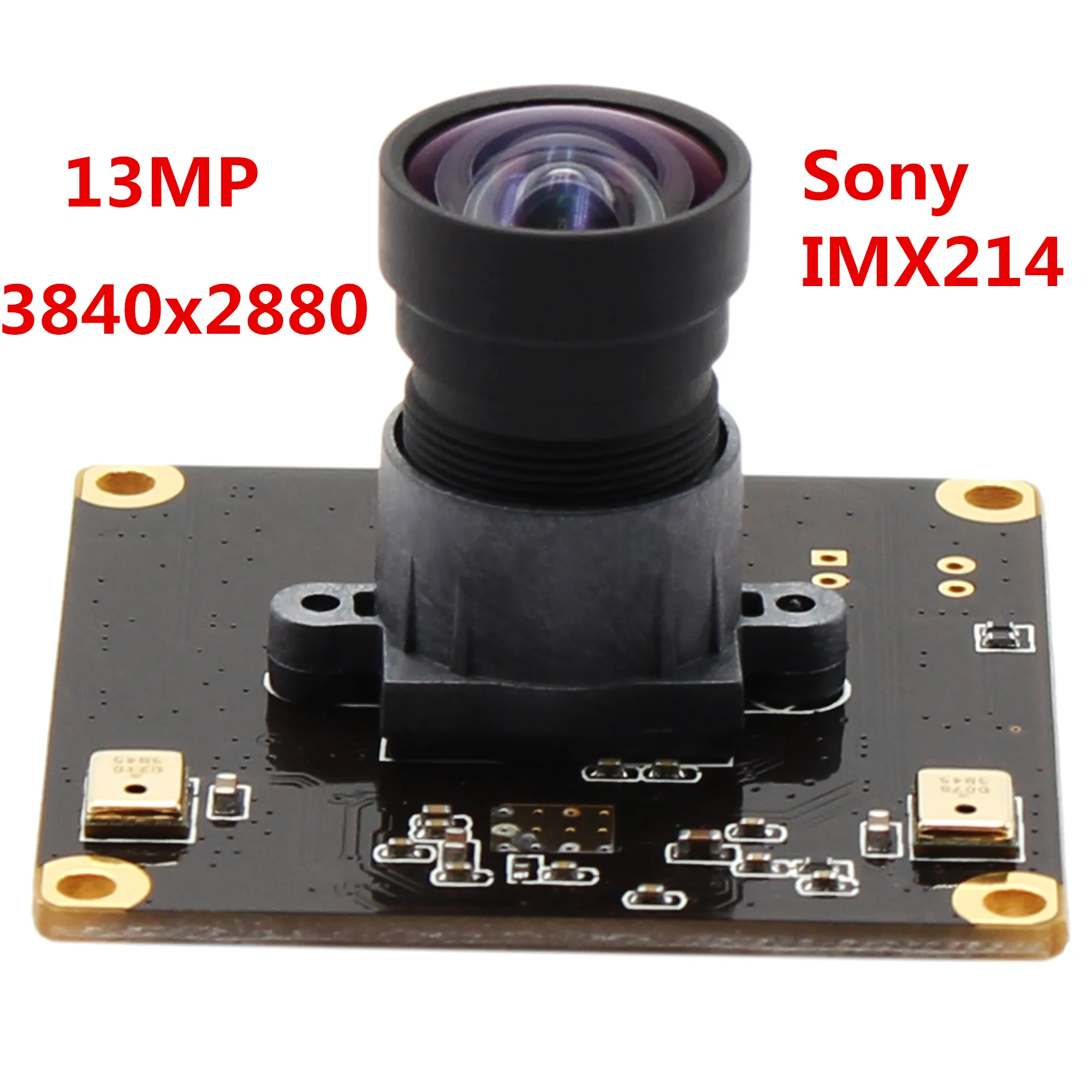 Веб-камера 13MP 3840x2880 USB модуль Sony IMX214 без искажений промышленный камеры для Windows LInux