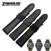 For SKX007 SKX009 wristband Nylon Canvas Durable Sport Padded Watch Strap comfortable Leather Lining Band 18 19 20 21 22 23 24mm ► Photo 2/6
