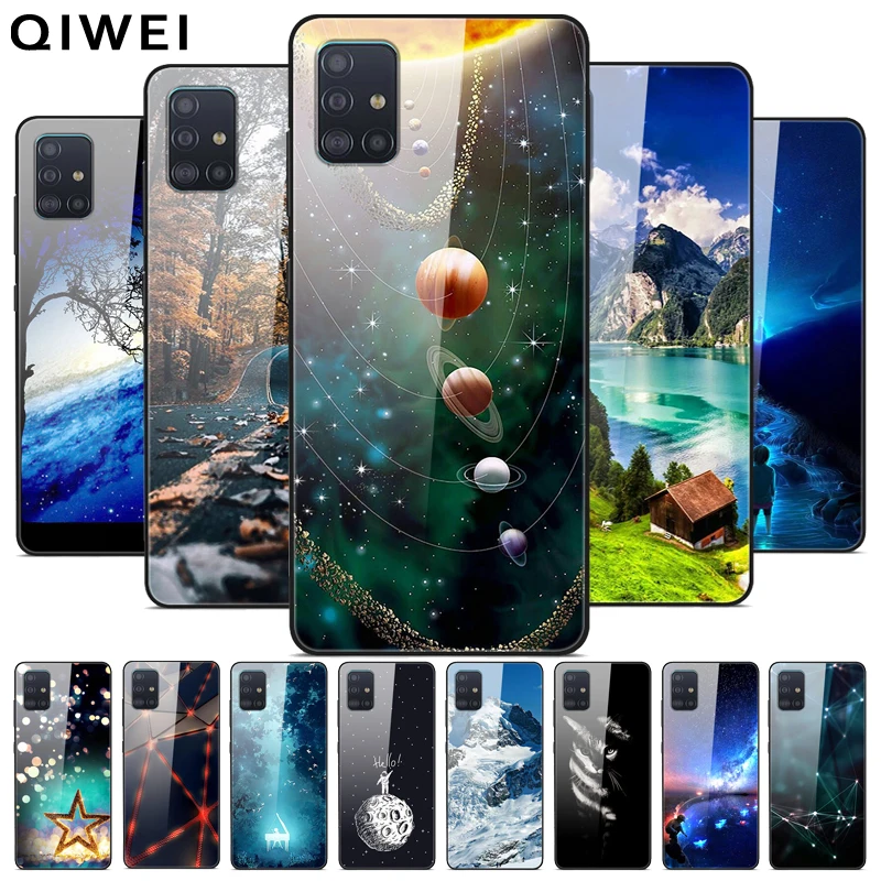 Чехол для Samsung Galaxy S20 Ultra модный стеклянный жесткий чехол накладка чехлы Plus S20Plus FE