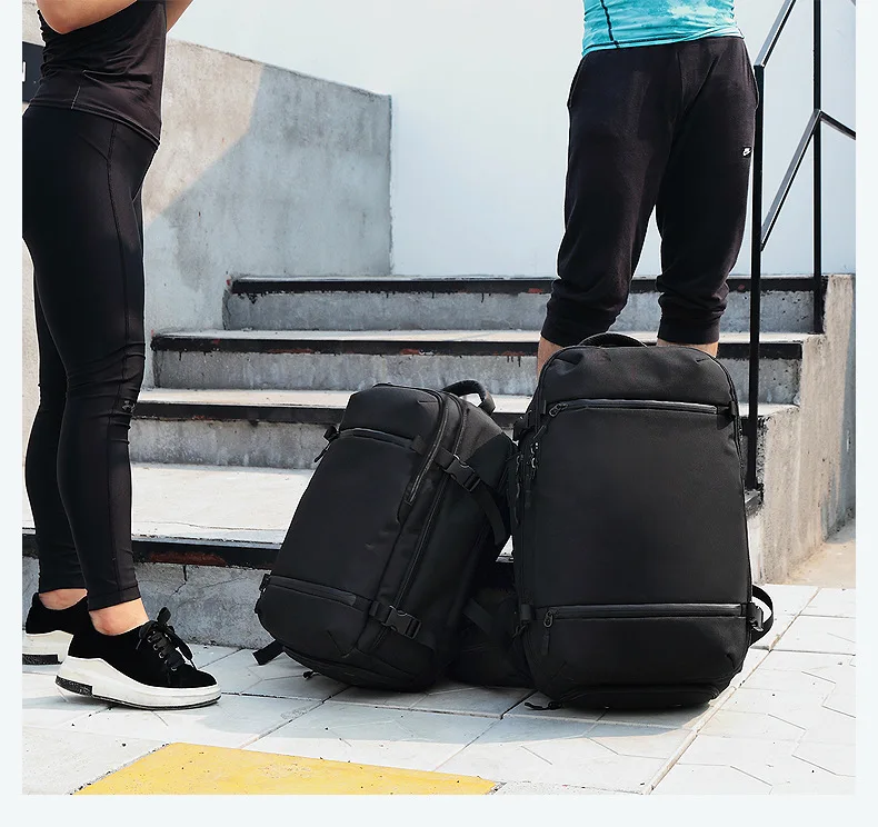 OZUKO для мужчин, 17,3 дюймов, женский рюкзак для ноутбука, школьная сумка, вместительная багажная сумка, повседневный рюкзак, дорожная сумка с обувью, мужская сумка