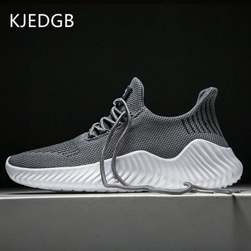 KJEDGB 2019 New Ultralight Men Casual Shoes Solid Black White Gray Breathable Comfortable Sneakers Big Size 39-47 Male Shoes KJEDGB 2019 New Ultralight Men Casual Shoes Solid Black White Gray Breathable Comfortable Sneakers Big Size 39-47 Male Shoes