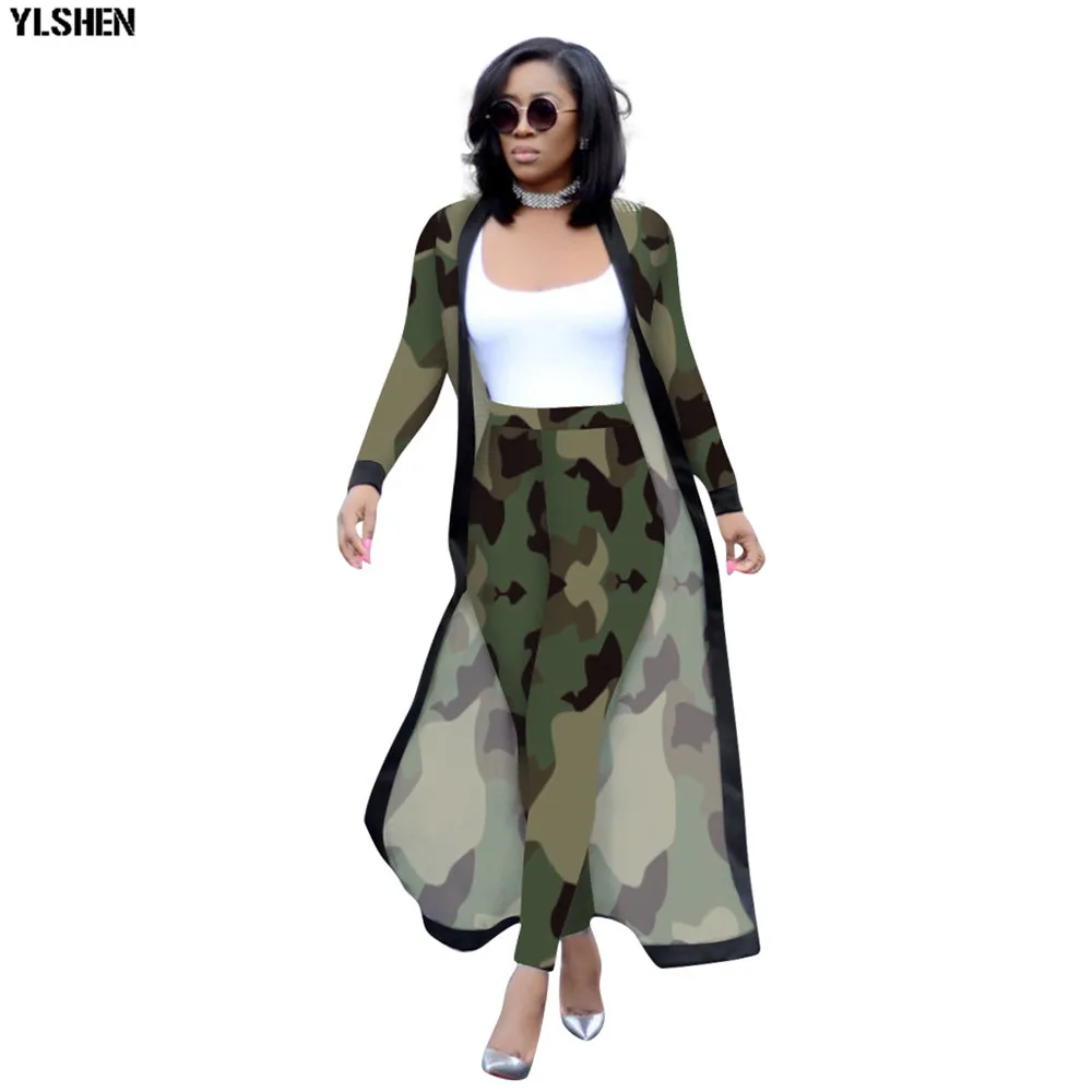 Print African Dresses for Women 2 Piece Set Dashiki Plus Size African Clothes Africa Clothing Pants Suit Bazin Robe Africaine 23