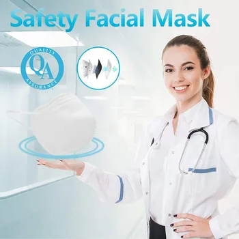 

Breathing Safety Mask–for Face Protection from Dust Pet Dander (Not Washable) Anti Dust Influenza Dustproof Face Mouth Mask