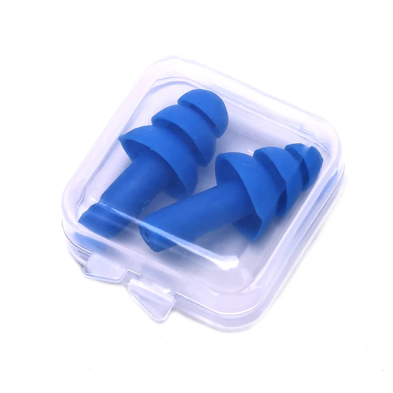 1/2Pairs Spiral Waterproof Silicone Ear Plugs Anti Noise Snoring Earplugs Comfortable For Sleeping Noise Reduction Accessory
