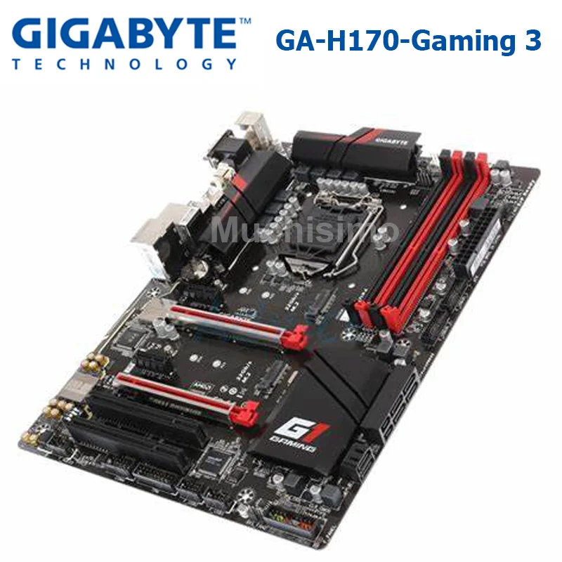 Gigabyte GA-H170-GAMING 3 LGA 115 материнская плата GA-H170 H170 Gaming 3 Socket DDR4 поддержка I7 6700K оригинальная системная плата