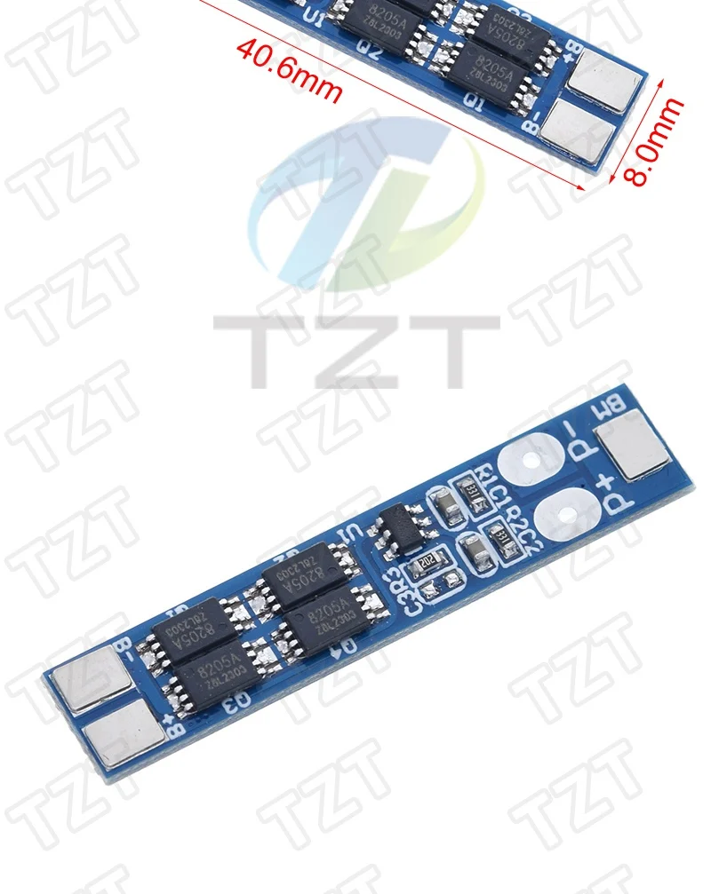 TZT 2S 3A 4A 5A 8A 10A 13A 20A 7,4V 8,4V Li-Ion 18650 Lithium-Batterie-Schutzplatine / BMS-Platine Standard / Balance – Detail 20