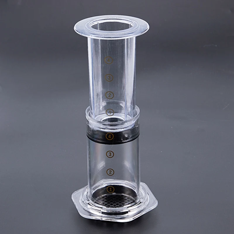 Portable Coffee Maker Coffee Press Pot Coffee Filter Coffee Machine Paper Kitchen Set Transparent Color