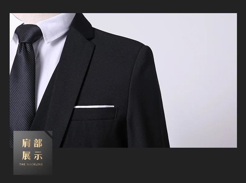 3 piece suits men Suit suit men's three-piece business suit Korean slim fit suit groom groomsman group men's wedding dress 3 piece suits men Suit suit men's three-piece business suit Korean slim fit suit groom groomsman group men's wedding dress