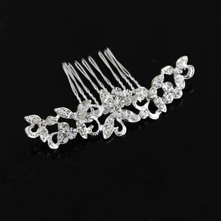 Flower Comb Bride Man-made Diamond Up-do Hair Comb AliExpress Hot Selling Hair Accessories Bride Accessories Headdress