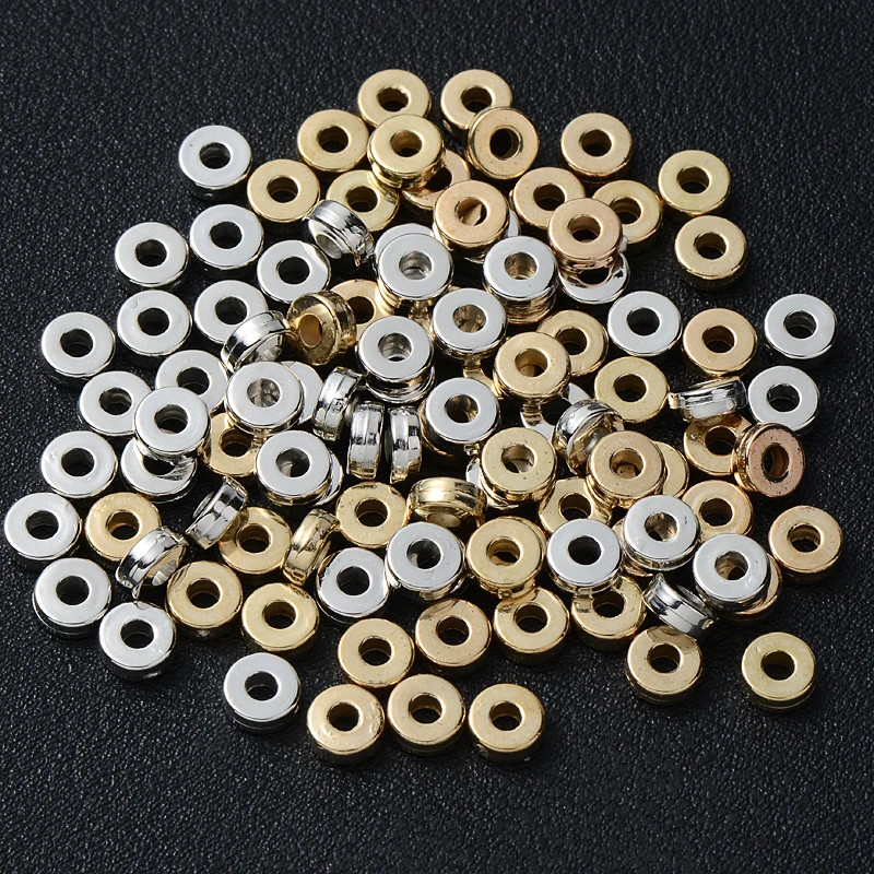 50Pcs/Lot 5mm CCB Hearts Spacer Loose Bead Charm Acrylic Beads for Bracelets  Necklaces Jewelry Making Findings Accessories - AliExpress