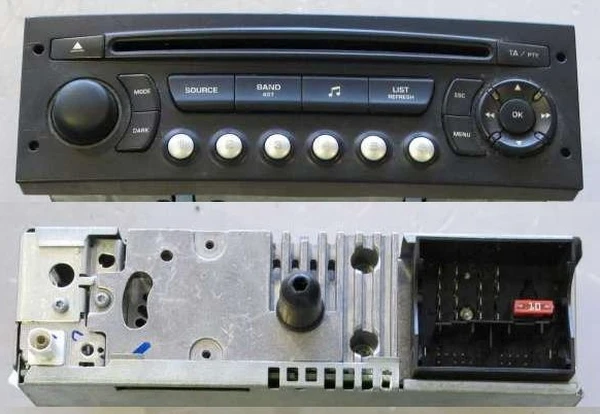 12Pin 자동차 블루투스 어댑터 Aux 케이블, 푸조 207 시트로엥 C2 C3 VDO/ RD4 CD 라디오용