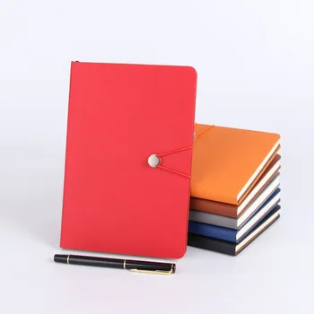 

Custom Imitated Leather Notebook Simple Students Notebook Business Office Conference Notebook A5 Book Customizable LOGO