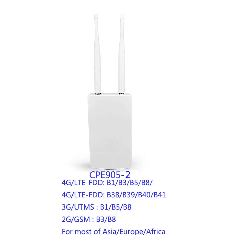 CPE-905-2 TIANJIE Открытый 4G LTE WiFi роутер беспроводной WAN/LAN порт Wifi AP слот для sim-карты wifi точка доступа водонепроницаемый CPE роутер модем - Цвет: CPE-905-2