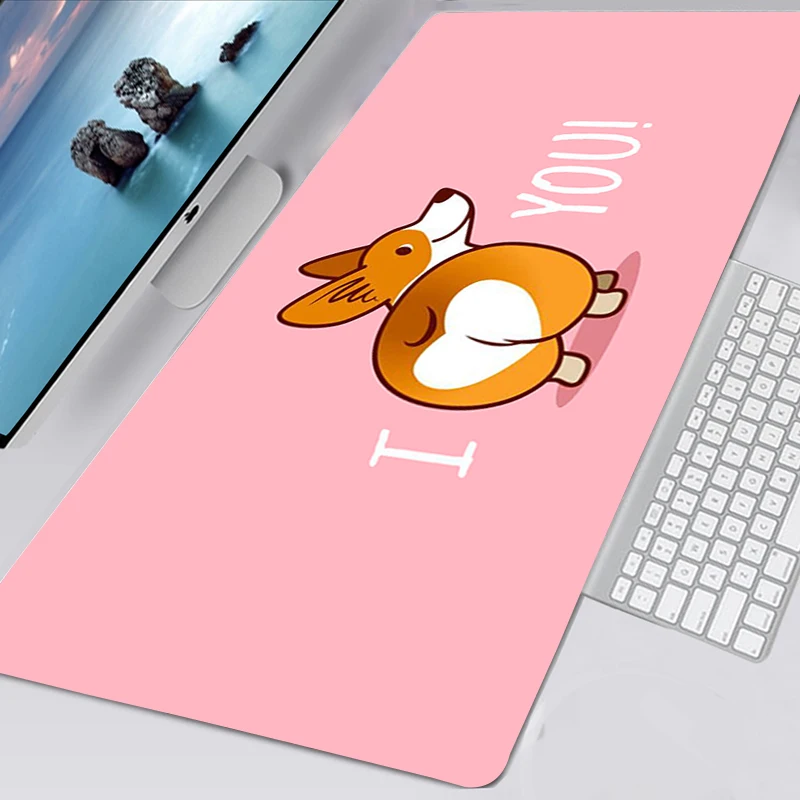 

Cute Mouse Pad Comtuper Desk Mat Large XXL Mousepad Kawaii Gaming Accessoroes Laptop Gamer Keyboard MacBook Waterproof Maus Mat