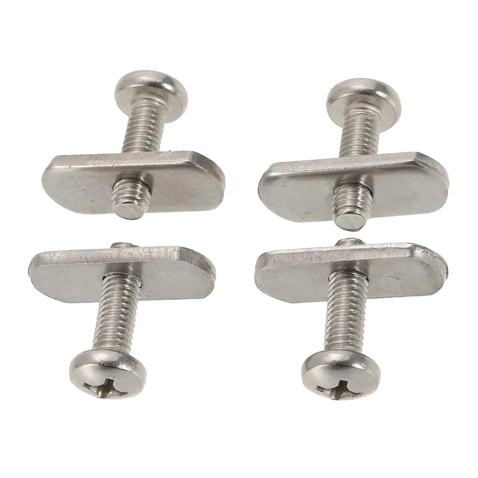 4 Sets Kayak Screws Nuts Hardware Kayak Mounting Hardware for Rafting Boat Rail Canoe Kayak Track Mounting System Accessories