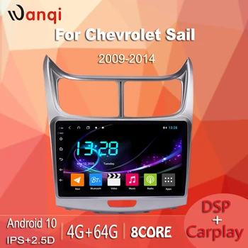 

wanqi 4G+64G Android 10.0 TS9 For CHEVROLET sail 2009-2014 Car Radio Multimedia Player Navigation GPS DVD with dsp carplay