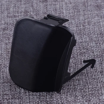 

DWCX Unpainted Plastic Car Left Front Car Bumper Tow Hook Eye Cover Cap fit for Toyota Highlander 2008 2009 2010