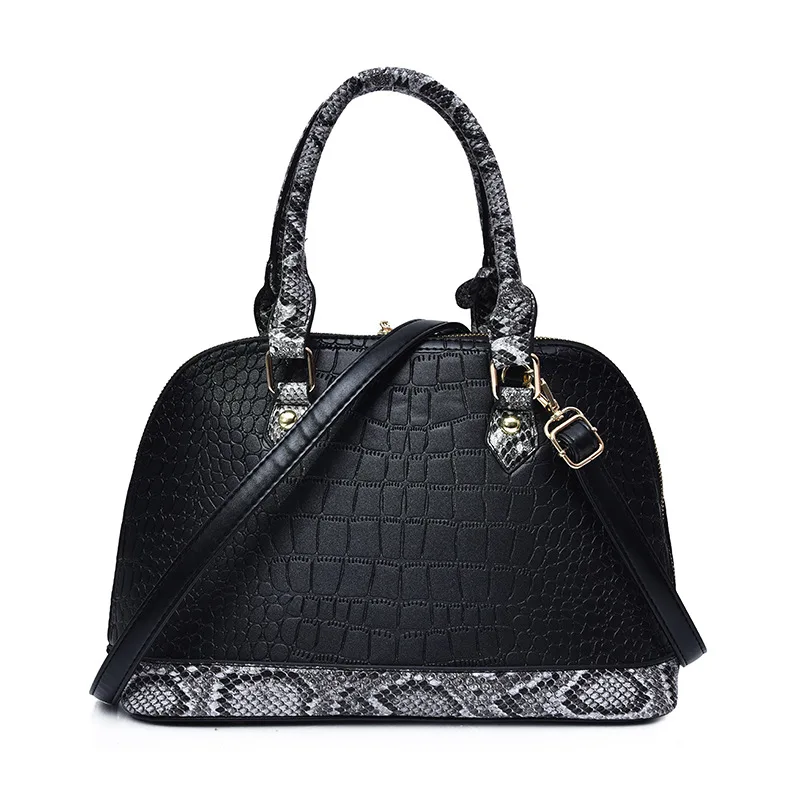 

Bag Women's 2019 New Style European And American Streets Retro Stone Pattern Shell Handbag Shoulder Bag Lady Bag