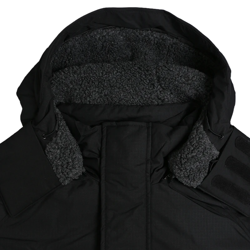 Мужская куртка-пуховик черного цвета для бега, спортивные ветрозащитные удобные толстовки