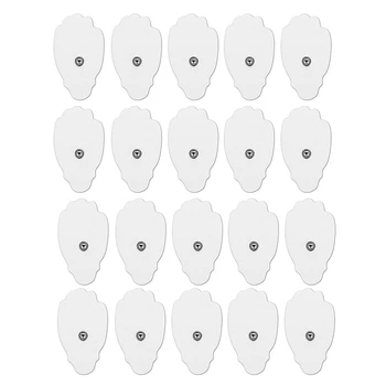 

20 Pcs Unit Pads Replacement Electrodes for TENS Unit Reusable Self Adhesive Electrode Patches