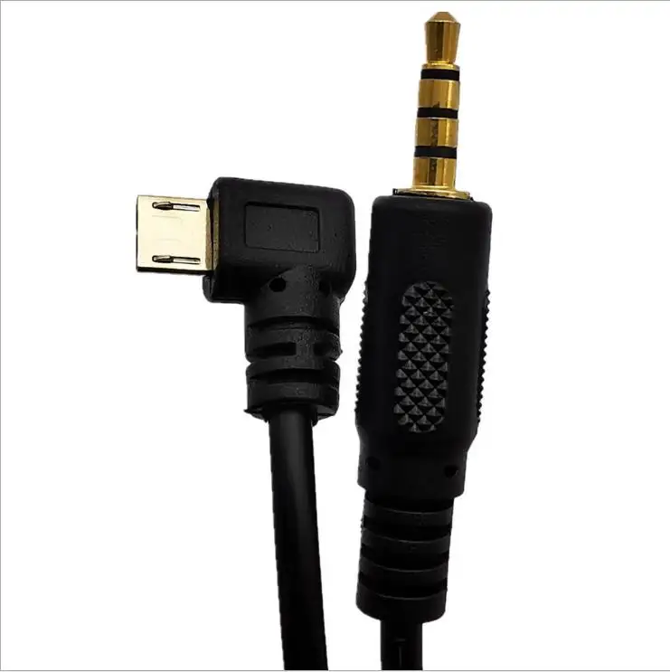 

Gold-plated Micro USB to headphone car USB to 3.5MM public audio extension cable Mobile phone audio cable Android data cable
