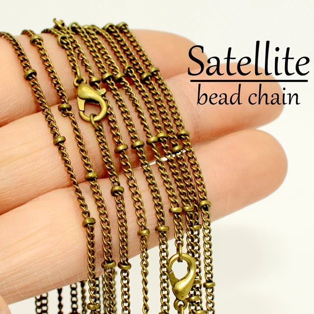 Necklace Chain Bronze Fashion  Bronze Jewelry Chain Necklace - 50 18/24/30  Necklaces - Aliexpress