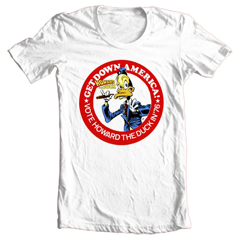 Howard the Duck Presidential Campaign button футболка для мужчин и женщин Ретро Винтаж marvel comics