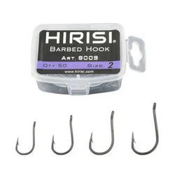 Hameçons De pêche en acier à haute teneur en carbone, hameçons De pêche en eau douce et salée QHOE, 2 #4 #6 #8 #, 50 pièces/lot 